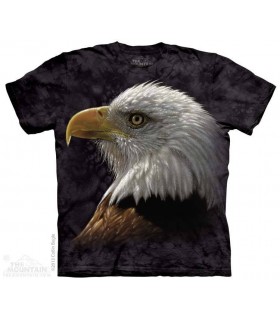 Portrait d'un Aigle - T-shirt Oiseau The Mountain
