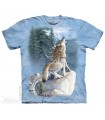 Heart Song - Wolf T Shirt The Mountain