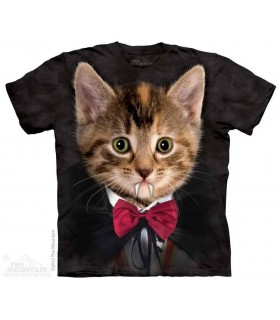 Vampire Kitten - Cat T Shirt The Mountain