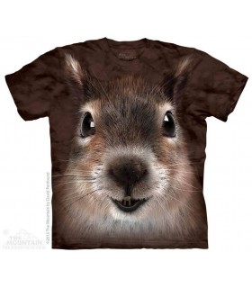 Squirrel Face - Animal T Shirt The Mountain