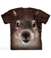 Squirrel Face - Animal T Shirt The Mountain