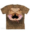 Big Face Bearded Dragon - Reptile T Shirt The Mountain