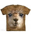 Big Face Alpaca - Animal T Shirt The Mountain
