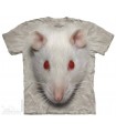 T-shirt tête de Rat Blanc The Mountain