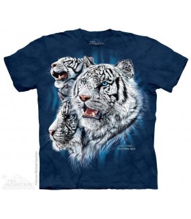 Find 9 White Tigers - Hidden Images T Shirt The Mountain