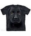 Black Lab Puppy - Dog T Shirt The Mountain