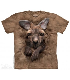 Baby Kangaroo - Animal T Shirt The Mountain