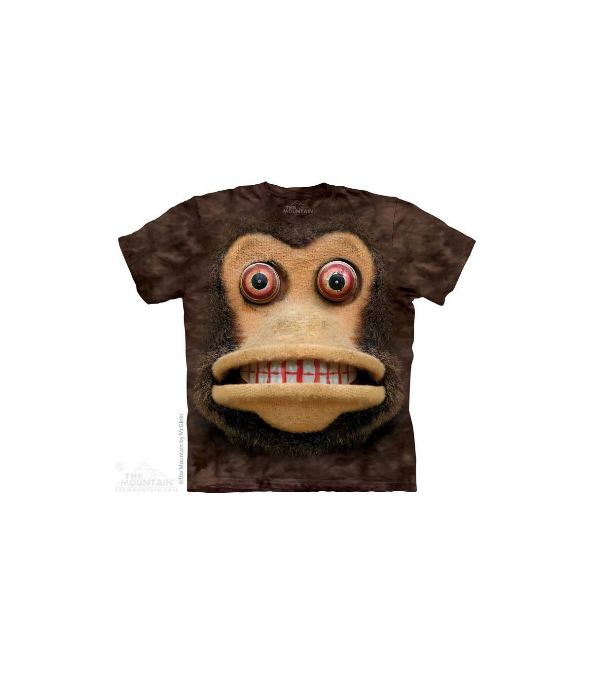 t shirt with monkey face