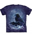 Celtic Raven - Birds T Shirt by the Mountain