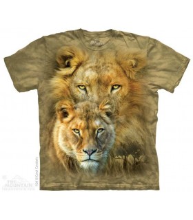 Le Roi de la Savane - T-shirt Lion The Mountain
