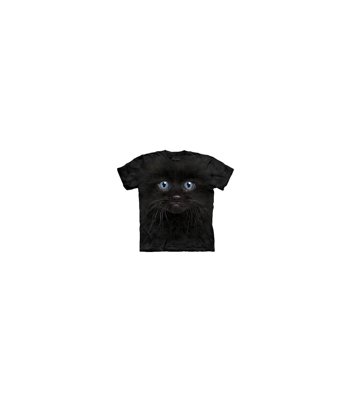 T Shirt Chaton Noir The Mountain