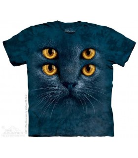 Big Face Four Eyes - Cat T Shirt The Mountain