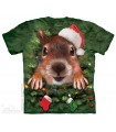 Xmas Tree Squirrel - Christmas T Shirt The Mountain