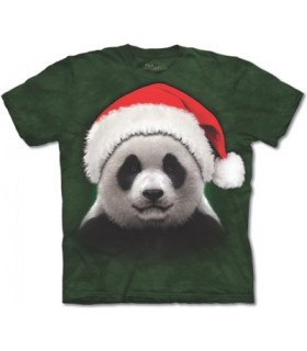 Santa Panda - Christmas T-Shirt The Mountain