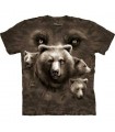 Bear Eyes - Bear T Shirt by the Mountain