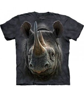 Black Rhino - Animal T Shirt Mountain