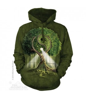 Yin Yang Tree - Adult Nature Hoodie The Mountain