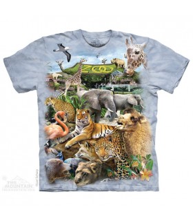 Puzzle Zoo - T-shirt animal The Mountain