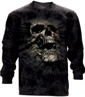 Breakthrough Skull - Long Sleeve T Shirt The Mountain