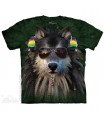 Rasta Wolf - Animal T Shirt The Mountain