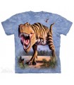 Striped Rex - Dinosaur T Shirt The Mountain