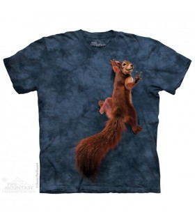 Peace Squirrel - Animal T Shirt The Mountain