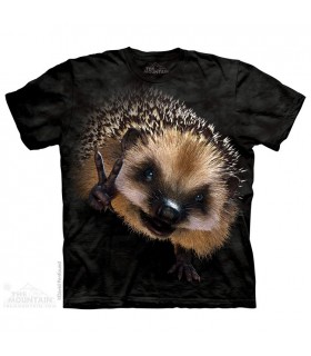 Peace Hedgehog - Animal T Shirt The Mountain