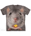 Big Face Grey Mouse - Animal T Shirt The Mountain