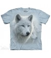 T-shirt Loup Blanc The Mountain