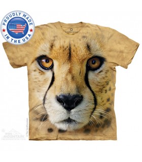 Big Face Cheetah - Big Cat T Shirt The Mountain