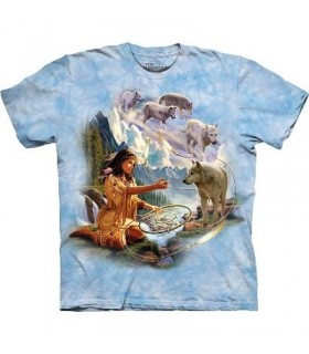 Dreams of Wolf Spirit - Indians Shirt