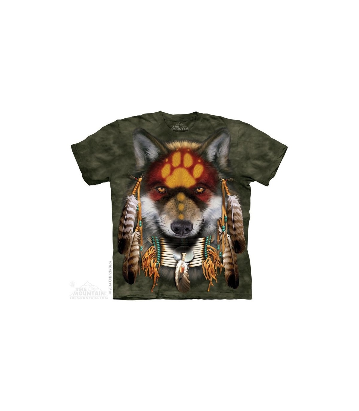 Native Wolf Spirit - Animal T Shirt The 