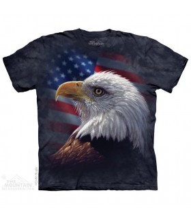 American Pride Eagle - USA T Shirt The Mountain
