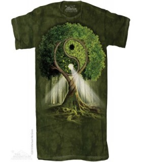 Yin Yang Tree 1Size4All Adult Nightshirt The Mountain