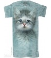Blue Eyed Kitten 1Size4All Adult Nightshirt The Mountain