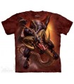 Dragon Raid - Fantasy T Shirt The Mountain