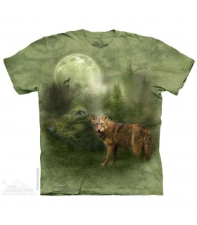 T-shirt Esprit du Loup de la Forêt The Mountain