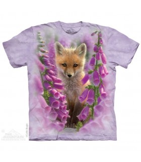 Foxgloves Animal and Flower T Shirt The Mountain