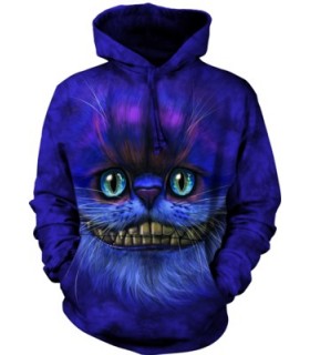 Adult Big Face Cheshire Cat Hoodie The Mountain