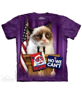 T-shirt Grumpy Cat pour Président The Mountain