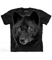 T-shirt Loup Noir The Mountain