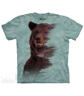 Brown Bear Forest Animal T Shirt The Mountain