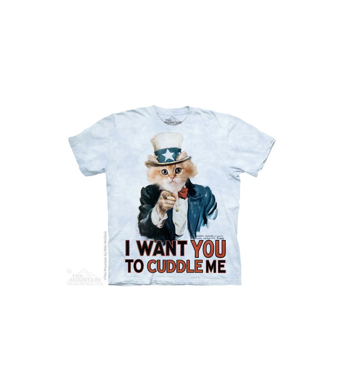 Cuddle Me Humorous Cat T Shirt The Mountain