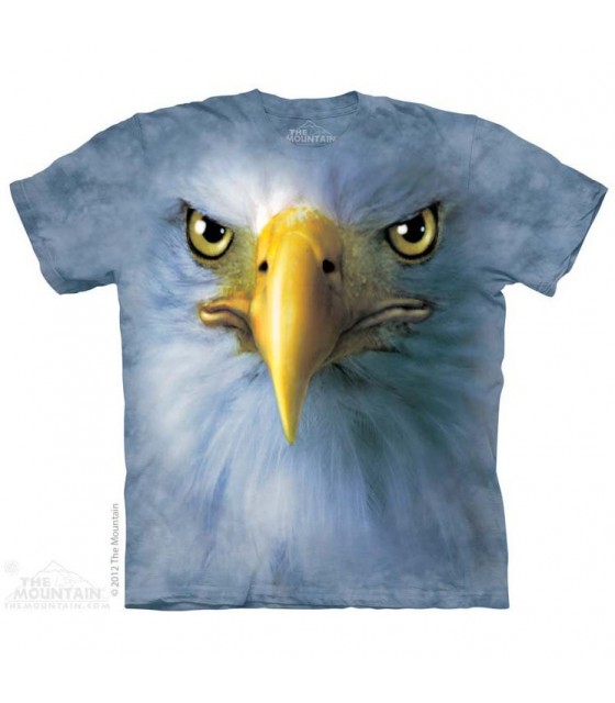 Eagle Face T Shirt By The Mountain