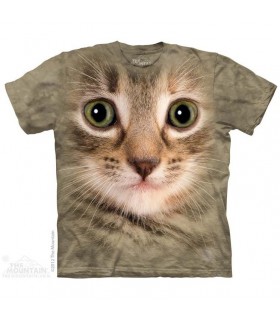 T-Shirt tête de chaton par The Mountain