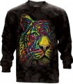 Adult Unisex Rainbow Tiger Longsleeve T Shirt The Mountain