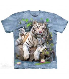 White Tigers of Bengal T Shirt The Mountain