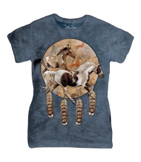 The Mountain Ladies Soquili Shield Horse T Shirt