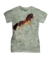 Ladies Forest Stallion Horse T Shirt