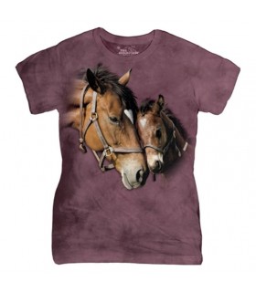 Two Hearts Horse T Shirt